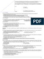 Set v. Care of Clients With Physiologic and Psychosocial Alterations C (Answers)