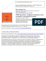 Ferroelectrics: To Cite This Article: Qian Zhang & Peter A. Lewin (1995) : PVDF Polymers: Imaging Transducers and