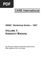 M&E Workshop Handout Manual