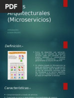 Estilos Arquitecturales Microservicios