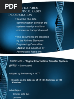 Arinc 429 Data Bus - Aeronautical Radio Incorporation