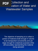 Collection Preservation of Water and Waste-Water Samples