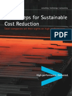 Accenture Three Steps Sustainable Cost Reduction Steel Companies Set Sights