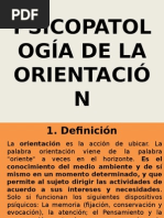 Psicopatología de La Orientación