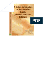 A Review On Indicators of Sustentability For The Minerals Extraction Industries