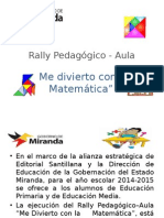 Rally Pedagógico Presentacion