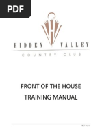 Front of House Training Manual PDF