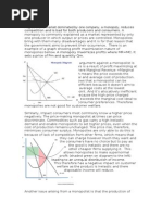 Monoplolies 25 Mark Question