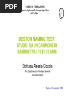 Test Di Boston