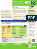 London's Curbside Recycling Program: DON'Ts