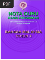 Nota Guru Bahasa Malaysia Tahun 4 PDF