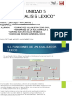 Unidad 5 Analizador Lexico