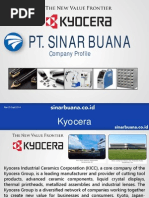 Company Profile Sinarbuana - KYOCERA