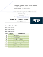 Fanuc AC Spindle Alarm Codes