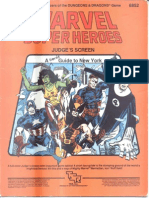 Marvel Super Heroes - Judges Screen