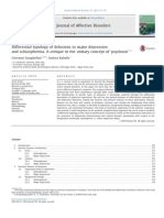 Differential Typology of Delusions in Major Depression and Schizophrenia. A Critique To The Unitary Concept of Psychosis