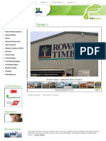 Factory Signage.... Text Content To Follow... : Rowan Timber - Bathgate Depot, Scotland