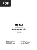 TR2200 Manual de Operación