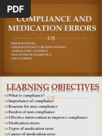 Compliance and Medication Errors