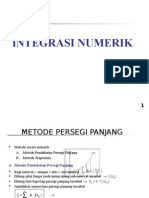 Integrasi Persegi Panjang Trapesium