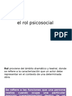 El Rol Psicosocial