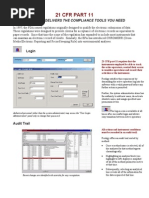 21 CFR Part 11 Compliance