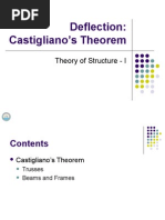 10 Deflection-Castigliano Theorem