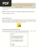 JavaScript Interno Con Script Type - Text - Javascript - Intérprete JavaScript