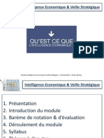 Intelligence Economique & Veille Stratégique - Cours 1