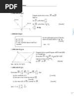 Add Maths Vectors Pat Years