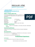 Tanveer Ahmed CV