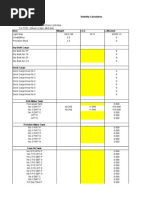 Stability Calculation - General