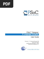 PSoC™ Designer: C Language Compiler User Guide