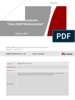 Estandar de Instalacion Claro GSM Modernization V1 - Draft2 - 20150309