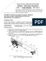 LAB. 1 - PURE TORSION - 2015 Sem. 2