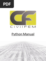 CivilFEM Python Manual