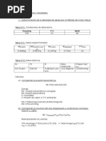 Tabulación de Datos y Resultados Gases FIQUI