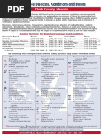 Reportable Diseases Conditions