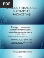 Riesgos y Manejo de Sustancias Radiactivas