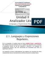 Unidad II Analisis Lexico