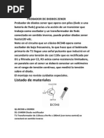 Probador de Diodos Zener PDF