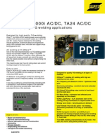 Origo™ Tig 3000i AC/DC, TA24 AC/DC: For Demanding TIG Welding Applications