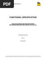 Sample - HV Metal Enclosed Switchgear Functional Specification