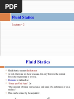 Notes Lecture 2 Fluid Statics