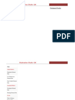 Statewise Static GK: National Parks