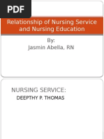 ABELLA, JASMIN-Relationship of Nursing Service and Nursing Education