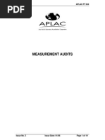 Aplac PT 004-Measurement Audits