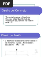 DISEÑO A FLEXION - Metodo Del Rectangulo Equivalente PDF