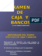 Examen Caja y Bancos