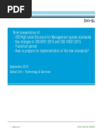 HLS and ISO 9001 - ISO 14001 - Key Changes and Transition (September 2015) - tcm8-12652